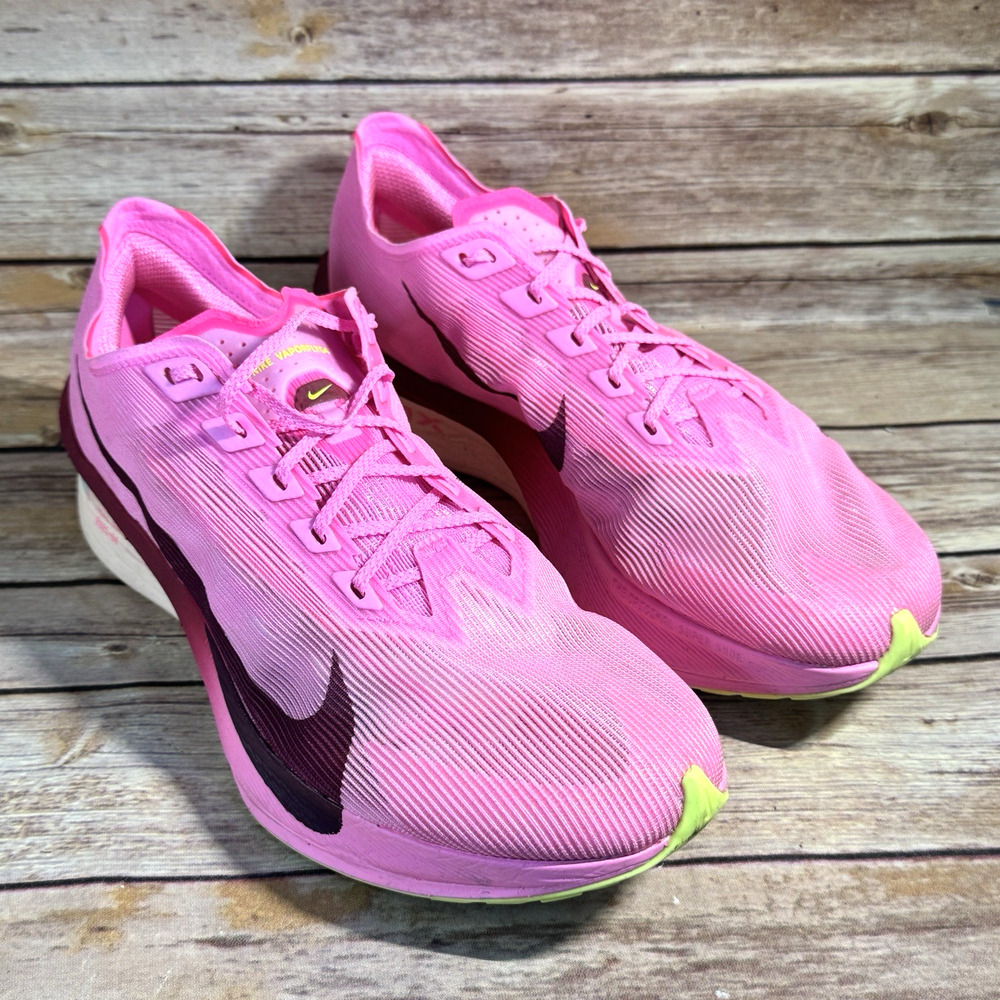 Nike Vaporfly 4 Pink Spell/Hyper Pink/Volt Ice/Bordeaux Womens Size 10.5